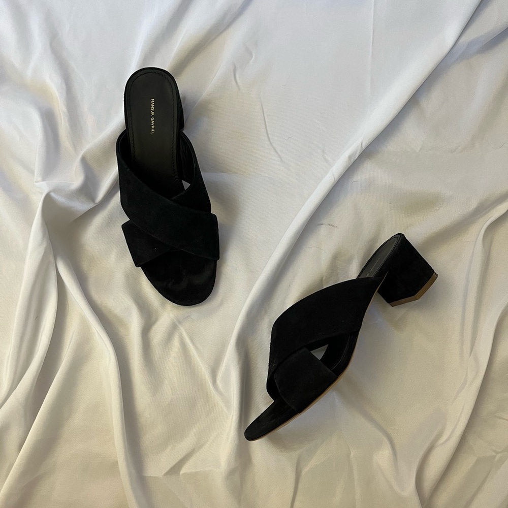 mansur gavriel duet crossover sandals